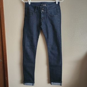 Dark Blue Skinny Jeans Long Sz 5